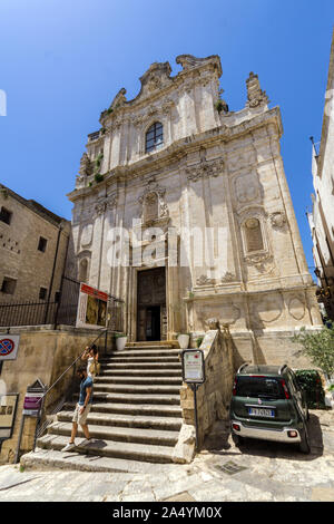 L'Italia, Puglia, Ostuni, San Vito Martire chiesa Foto Stock