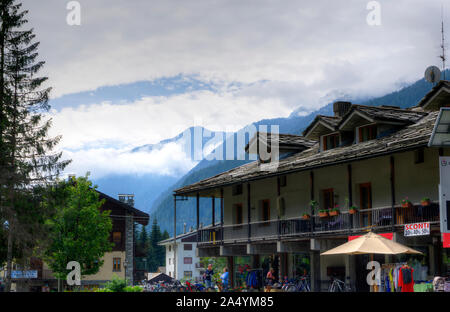 L'Italia, Valle d'Aosta, Gressoney-Saint-Jean Foto Stock