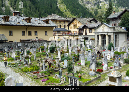L'Italia, Valle d'Aosta, Gressoney-Saint-Jean Foto Stock