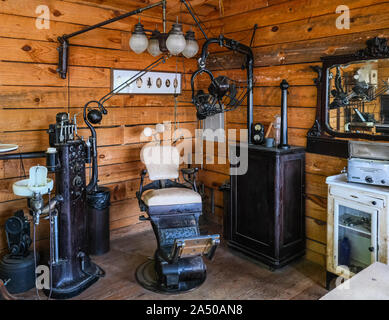 Antico studio dentistico Foto Stock