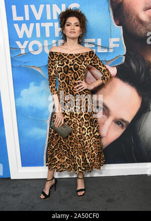 Los Angeles, California, USA. Xvi oct, 2019. Los Angeles, California, USA. Xvi oct, 2019. Blanca Blanco. Netflix è "vivere con te' Stagione 1 Los Angeles Premiere detenute al Arclight Hollywood. Photo credit: Birdie Thompson/AdMedia /MediaPunch Credito: MediaPunch Inc/Alamy Live News Foto Stock