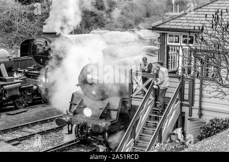 Festival Ferrovia a Swanage, Dorset, Regno Unito Foto Stock