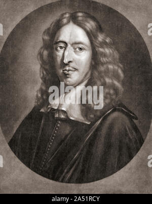 Johan de Witt aka Jan de Witt, 1625 - 1672. Uomo politico olandese, Grand Pensionary dell'Olanda. Foto Stock