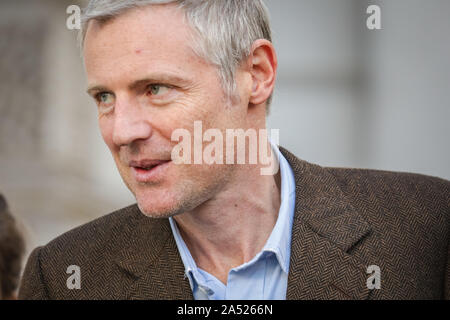 Westminster, Londra, Regno Unito. Xvii oct, 2019. Zac Goldsmith, Ministro di Stato presenti armadio e conservatore MP, a Westminster. Credito: Imageplotter/Alamy Live News Foto Stock