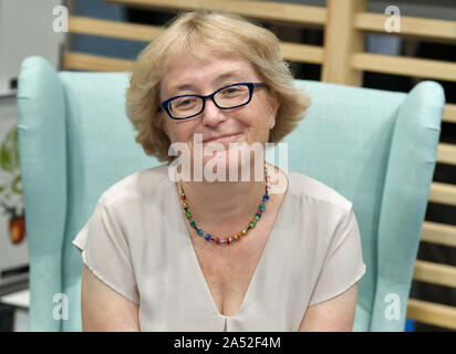 17 ottobre 2019, Assia, Frankfurt/Main: l'autore Heike Wanner alla Fiera del Libro di Francoforte. Foto: Jens Kalaene/dpa-Zentralbild/ZB Foto Stock