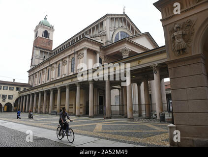 Novara, Italia Cattedrale Santa Maria. La Cattedrale di Santa Maria Assunta di Novara Foto Stock