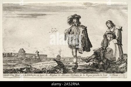 Varie figure e paesaggi, 1649. Foto Stock