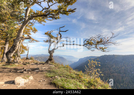 Creux du Van, Le Soliat, Neuchatel, Svizzera, Europa Foto Stock