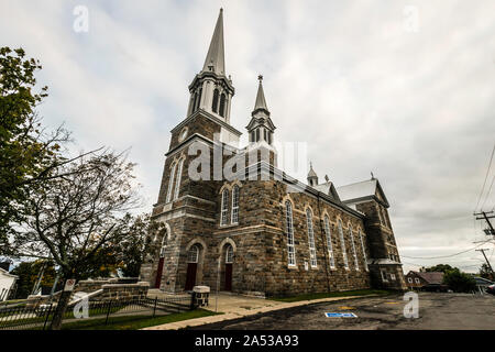 Chiesa Saint-François-Xavier   Rivière-du-Loup, Quebec, CA Foto Stock