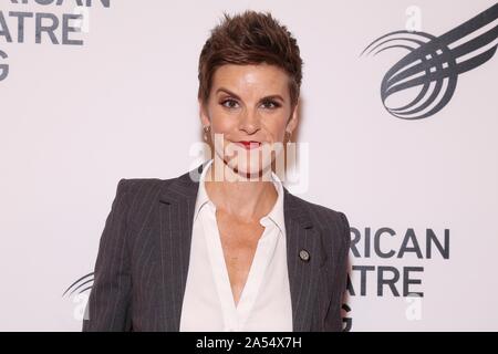 American Theatre Wing 2019 dire sì a artista Gala tenutosi a Cipriani 42nd Street - Arrivi. Dotato di: Giulia Colella dove: New York New York, Stati Uniti quando: 16 set 2019 Credit: Giuseppe Marzullo/WENN.com Foto Stock