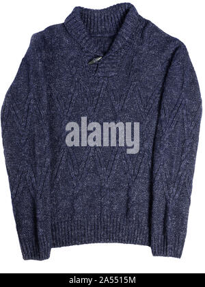 Casual Uomo maglione isolato su uno sfondo bianco Foto Stock