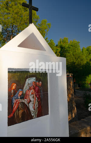 Un bellissimo eremo presso l'entrata di calpe nella città vecchia, un must visita per i turisti Foto Stock