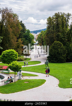 Tivoli Park, Ljubljana Slovenia Foto Stock