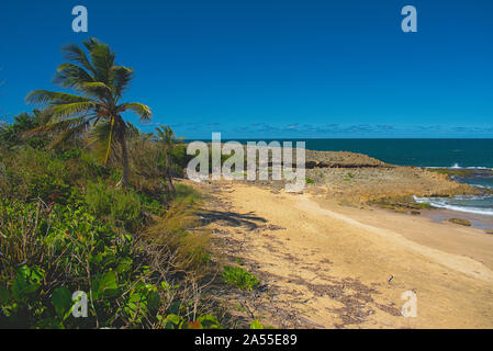 Puerto Rico della costa di poza de las Mujeres Foto Stock