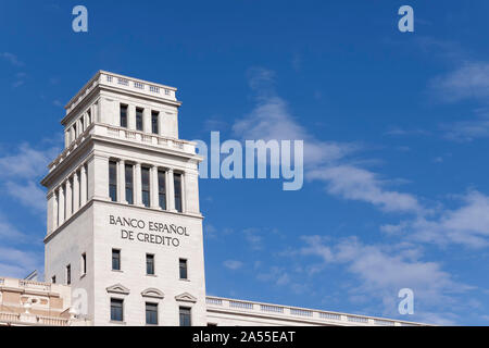 Banesto a Barcellona Foto Stock