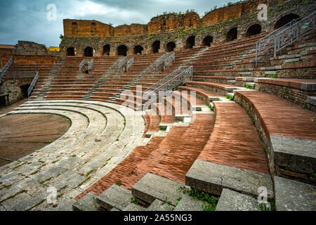 Teatro romano di Benevento Foto Stock