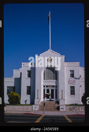 Veteran's Memorial Building, angolo 2, Route 56, Susanville, California Foto Stock