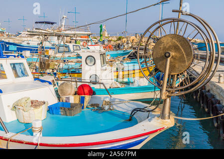 Una tipica vista in Agia Napa in Cipro Foto Stock