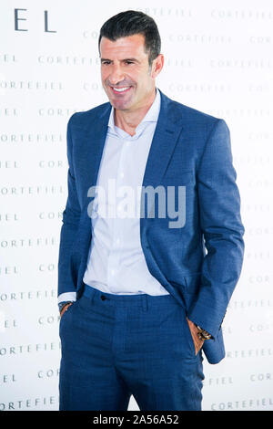 Madrid, Spanien. Xvii oct, 2019. Luis Figo alla presentazione della campagna d'autunno di Cortefiel a Los Gallos. Madrid, 17.10.2019 | Utilizzo di credito in tutto il mondo: dpa/Alamy Live News Foto Stock