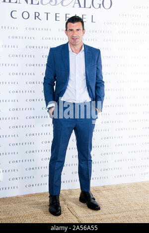 Madrid, Spanien. Xvii oct, 2019. Luis Figo alla presentazione della campagna d'autunno di Cortefiel a Los Gallos. Madrid, 17.10.2019 | Utilizzo di credito in tutto il mondo: dpa/Alamy Live News Foto Stock
