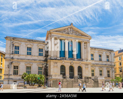 Una vista tipica di Nizza Francia Foto Stock