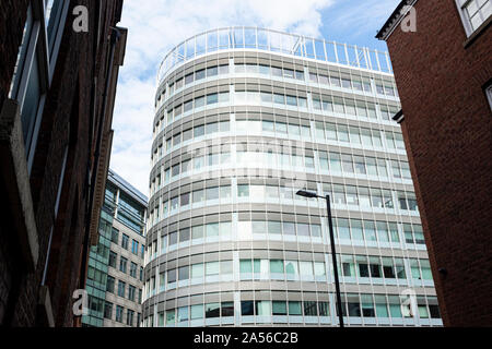 Spinningfields office block da Quay Street, Manchester, Regno Unito Foto Stock