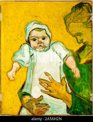 Vincent van Gogh, Madame Roulin e il suo bambino, ritratto dipinto, 1888 Foto Stock