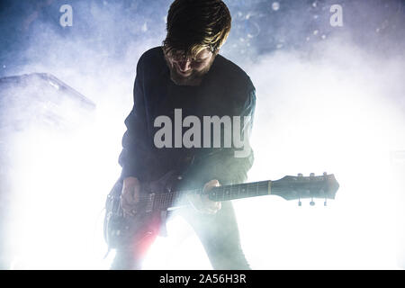 Copenhagen, Danimarca. 17th, ottobre 2019. La svedese post-metal band culto della Luna esegue un concerto dal vivo a Pumpehuset in Copenhagen. (Photo credit: Gonzales foto - Pietro Troest). Foto Stock