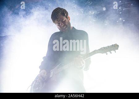 Copenhagen, Danimarca. 17th, ottobre 2019. La svedese post-metal band culto della Luna esegue un concerto dal vivo a Pumpehuset in Copenhagen. (Photo credit: Gonzales foto - Pietro Troest). Foto Stock