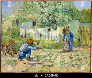 Vincent van Gogh, primi passi, dopo il miglio, pittura, 1890 Foto Stock