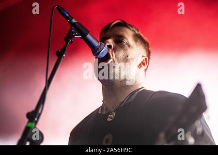 Copenhagen, Danimarca. 17th, ottobre 2019. La svedese post-metal band culto della Luna esegue un concerto dal vivo a Pumpehuset in Copenhagen. (Photo credit: Gonzales foto - Pietro Troest). Foto Stock