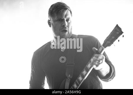 Copenhagen, Danimarca. 17th, ottobre 2019. La svedese post-metal band culto della Luna esegue un concerto dal vivo a Pumpehuset in Copenhagen. (Photo credit: Gonzales foto - Pietro Troest). Foto Stock