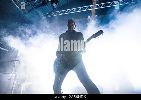 Copenhagen, Danimarca. 17th, ottobre 2019. La svedese post-metal band culto della Luna esegue un concerto dal vivo a Pumpehuset in Copenhagen. (Photo credit: Gonzales foto - Pietro Troest). Foto Stock