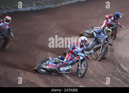 Nicolai Klint - Workington Comete - conduce un serrato pack in calore 10. Foto Stock
