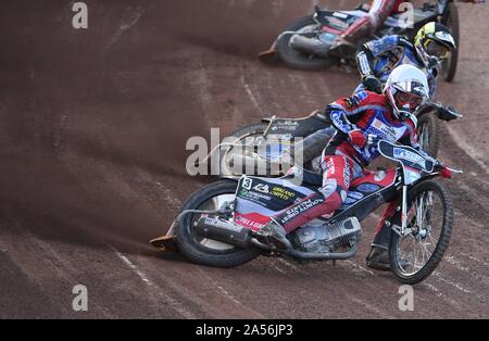 Nicolai Klint - Workington Comete - conduce un serrato pack in calore 10. Foto Stock