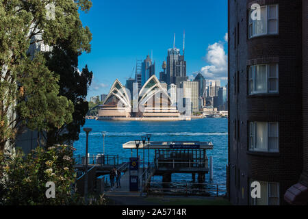 Art Deco appartamenti, Kirribilli, Sydney, Australia. Foto Stock