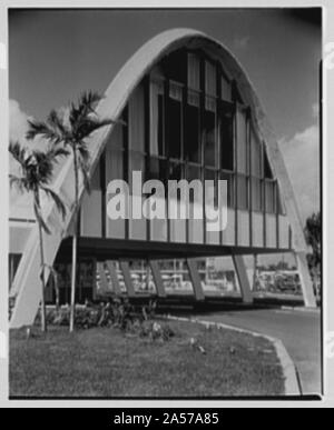 Voyager Motel, Biscayne Blvd. & 104Th St., North Miami, Florida. Foto Stock