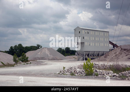 Vulcan Materiali Azienda cava di calcare Tuscumbia, Alabama Foto Stock