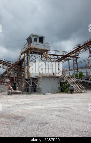 Vulcan Materiali Azienda cava di calcare Tuscumbia, Alabama Foto Stock