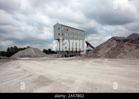 Vulcan Materiali Azienda cava di calcare Tuscumbia, Alabama Foto Stock