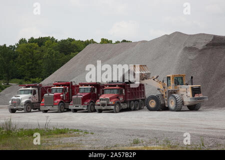 Vulcan Materiali Azienda cava di calcare Tuscumbia, Alabama Foto Stock