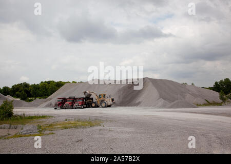 Vulcan Materiali Azienda cava di calcare Tuscumbia, Alabama Foto Stock