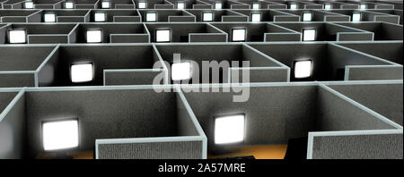 Cabine vuote Foto Stock