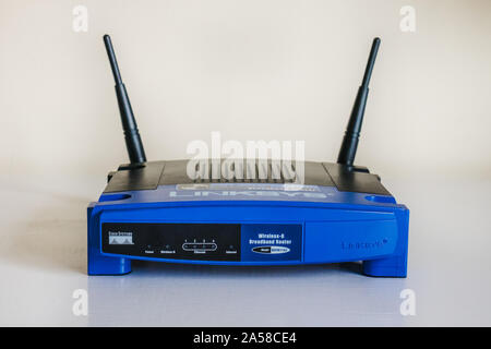 Home router wifi Foto Stock
