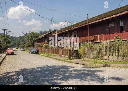 Città, Paranapiacaba, Santo André, São Paulo, Brasile. Foto Stock