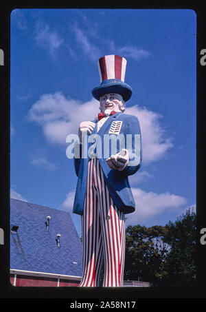 Lo zio Sam Fast Food simbolo, Toledo, Ohio Foto Stock