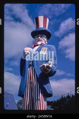 Lo zio Sam Fast Food simbolo, Toledo, Ohio Foto Stock