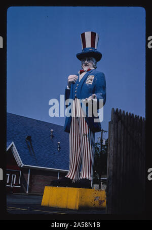 Lo zio Sam Fast Food simbolo, Toledo, Ohio Foto Stock