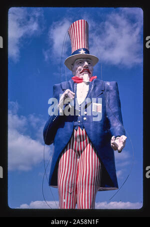 Lo zio Sam Fast Food simbolo, Toledo, Ohio Foto Stock