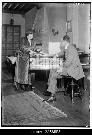 Unidentified uomo e donna Foto Stock